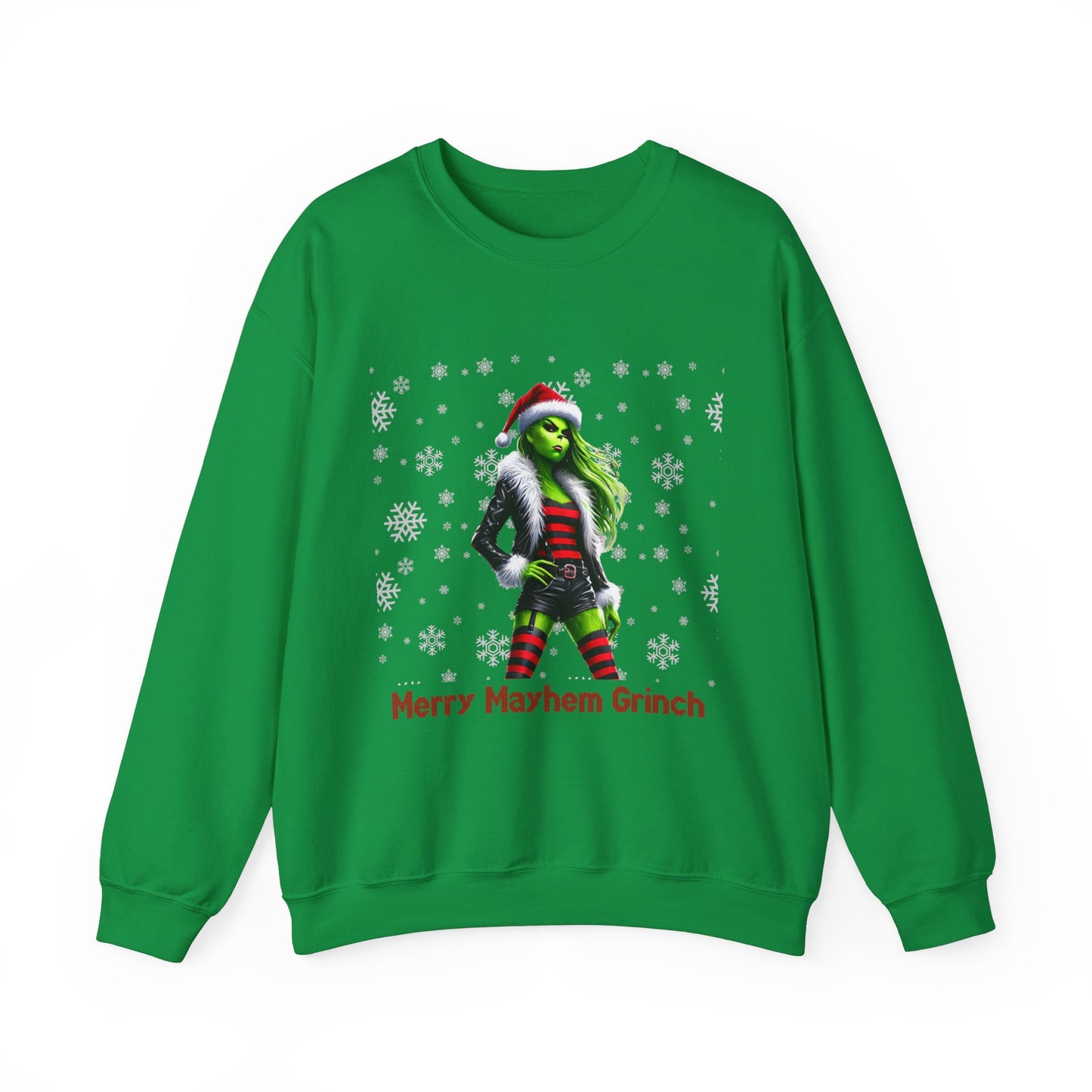 Christmas Sweater - Merry Mayhem Grinch Unisex Sweatshirt