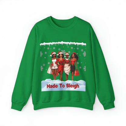 Christmas Sweater - Made To Sleigh Unisex Sweatshirt