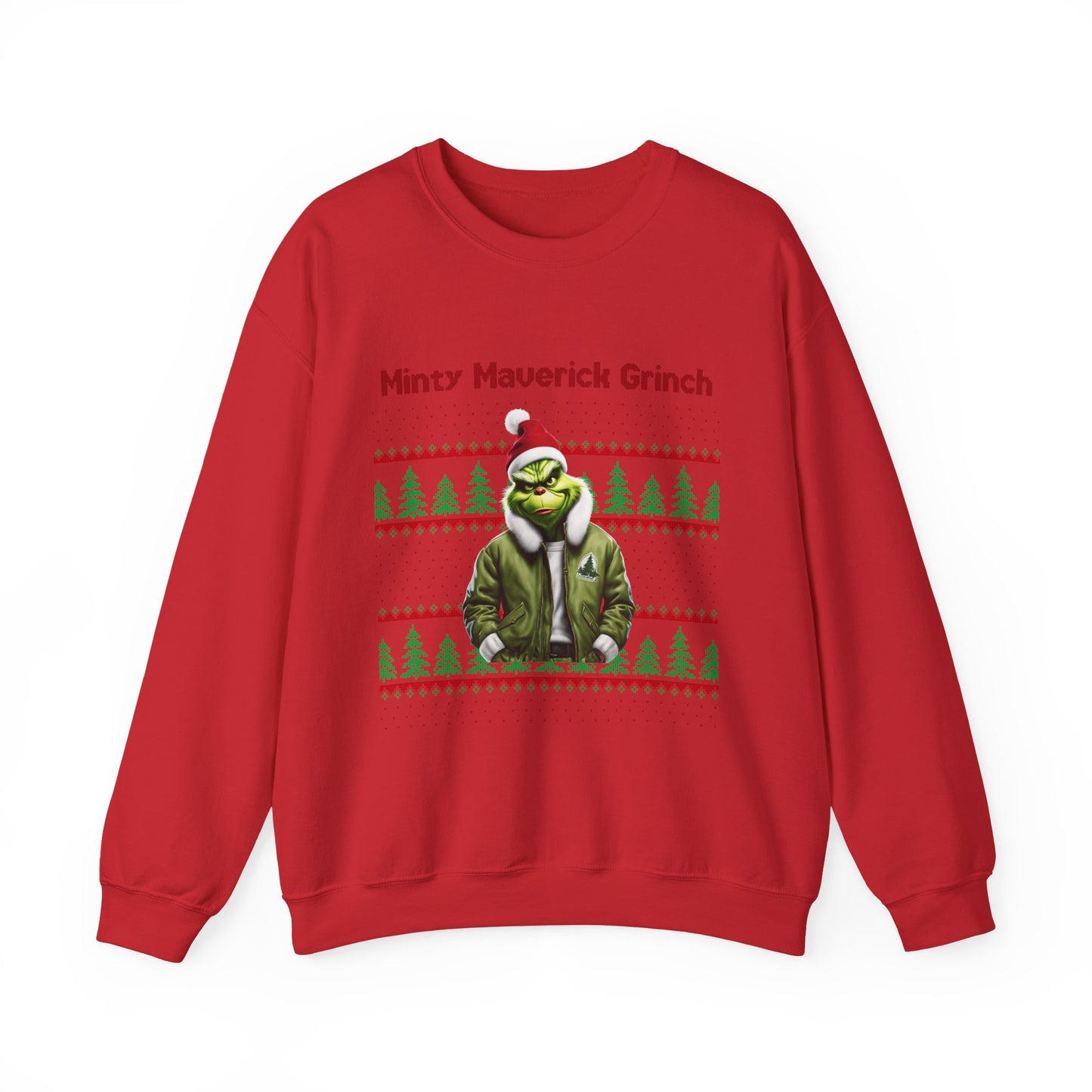 Christmas Sweater - Minty Maverick Grinch Unisex Sweatshirt