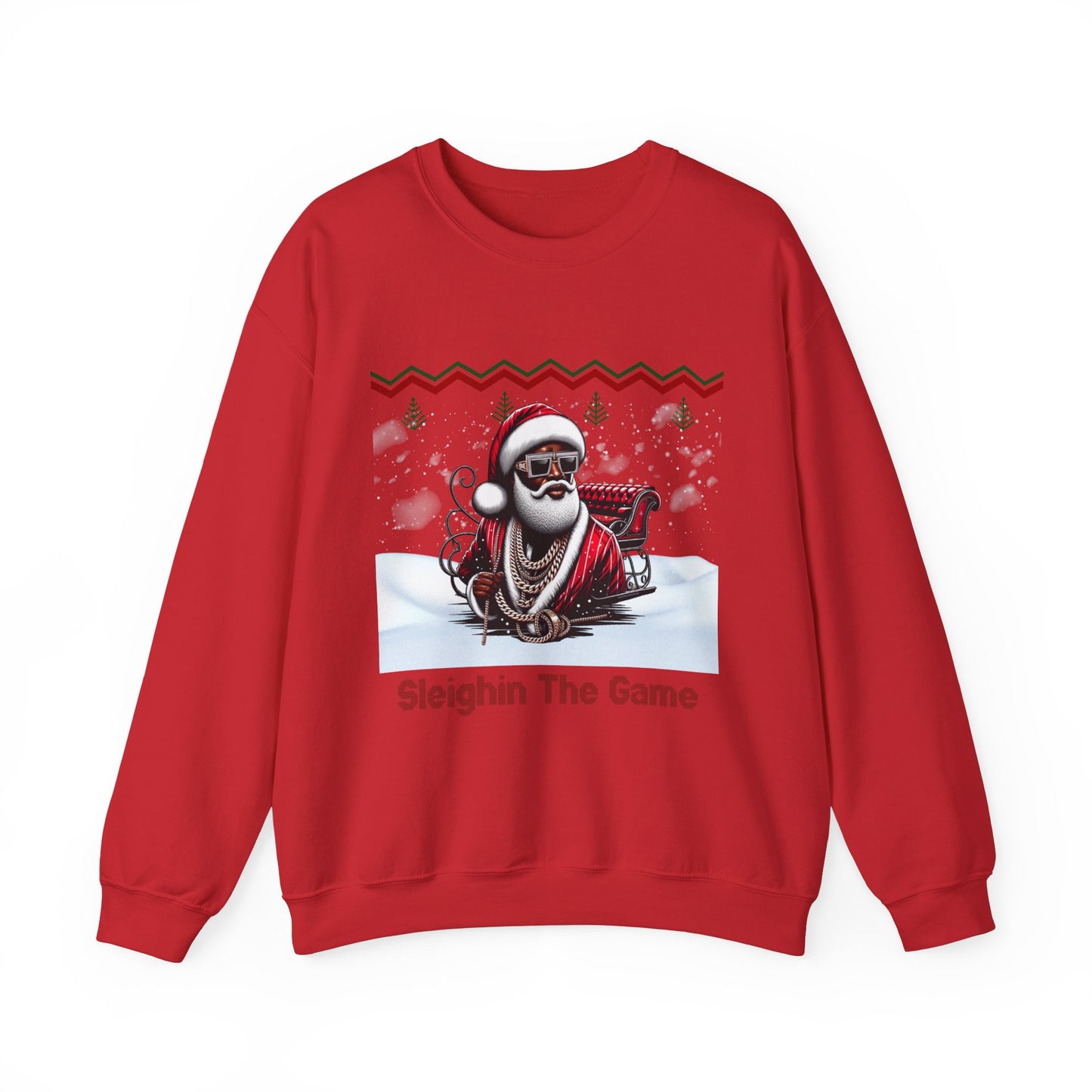 Christmas Sweater - Santa Sleighin The Game Unisex Sweatshirt