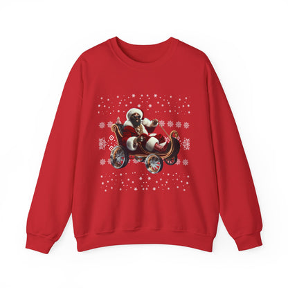 Christmas Sweater - Santa with the Drip Unisex Sweatshirt