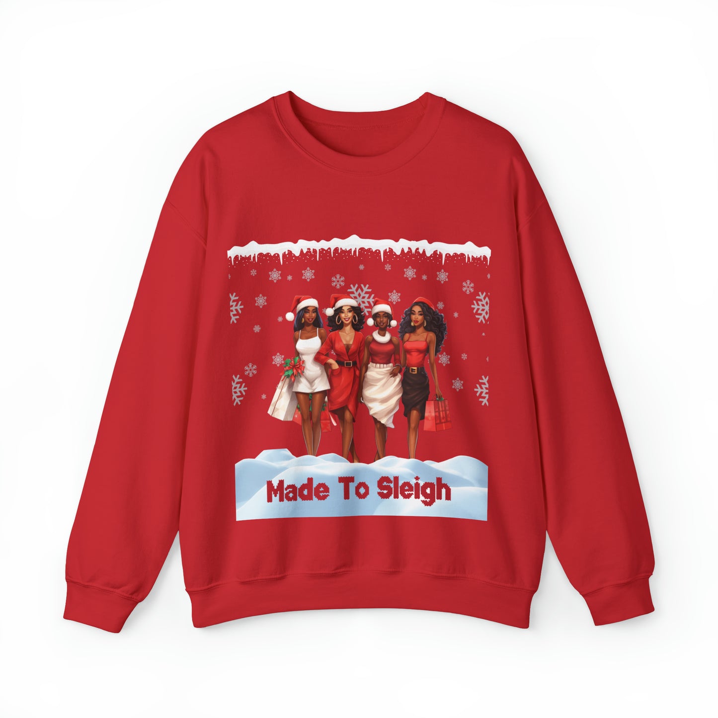 Christmas Sweater - Made To Sleigh Unisex Sweatshirt