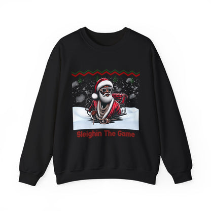 Christmas Sweater - Santa Sleighin The Game Unisex Sweatshirt