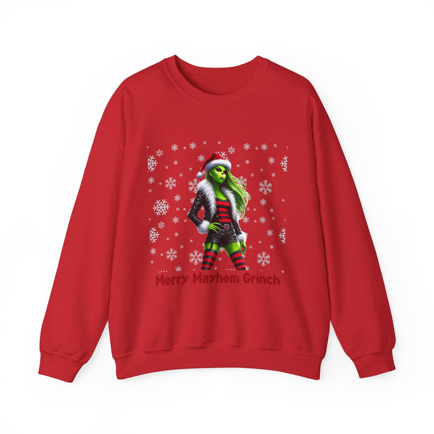 Christmas Sweater - Merry Mayhem Grinch Unisex Sweatshirt