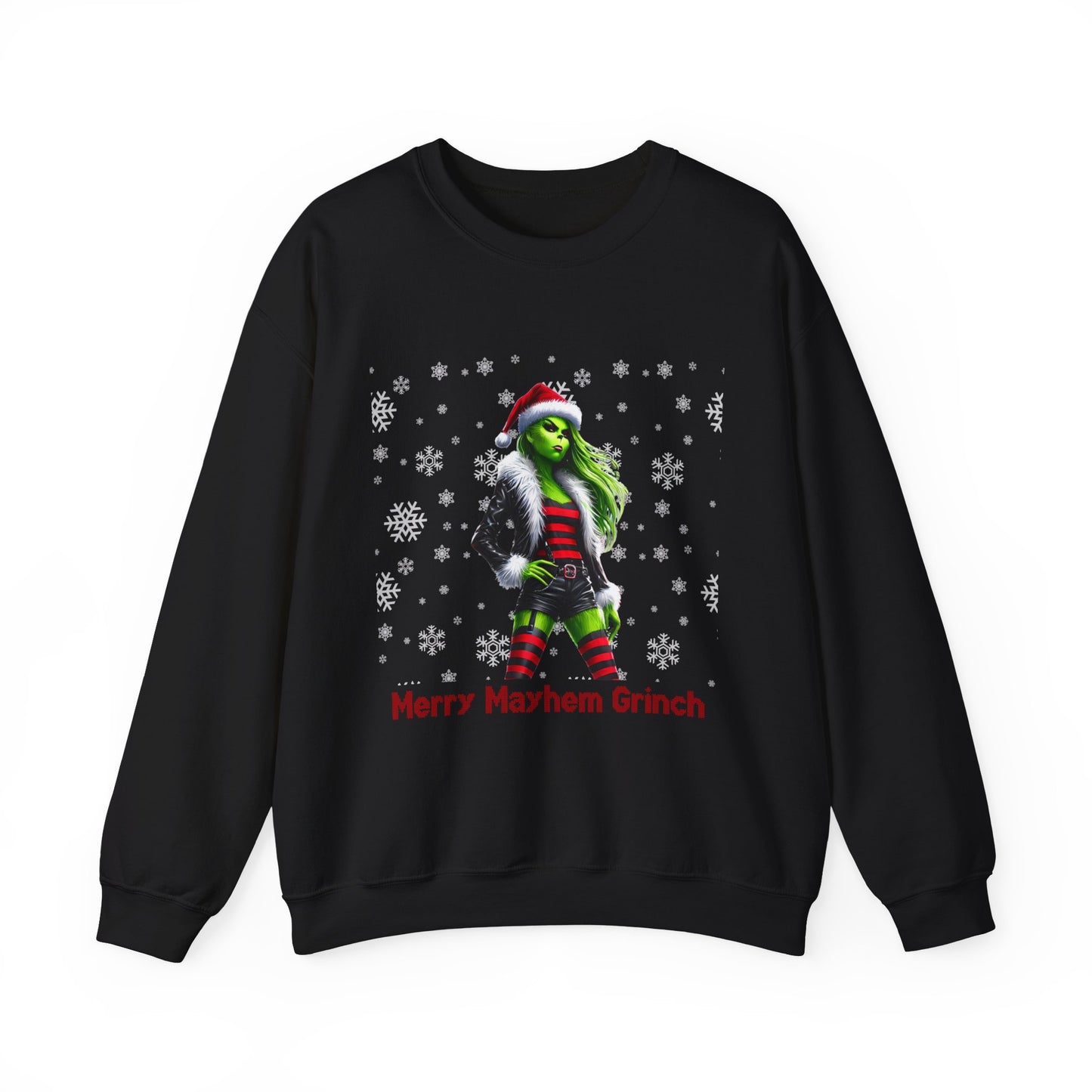 Christmas Sweater - Merry Mayhem Grinch Unisex Sweatshirt