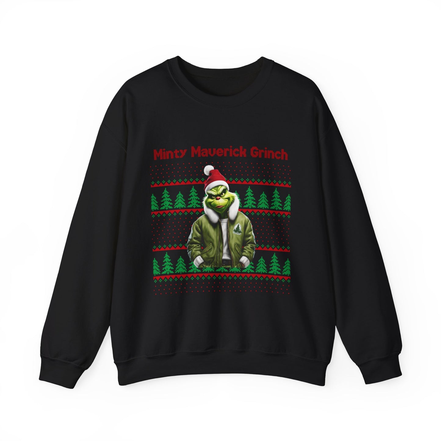 Christmas Sweater - Minty Maverick Grinch Unisex Sweatshirt