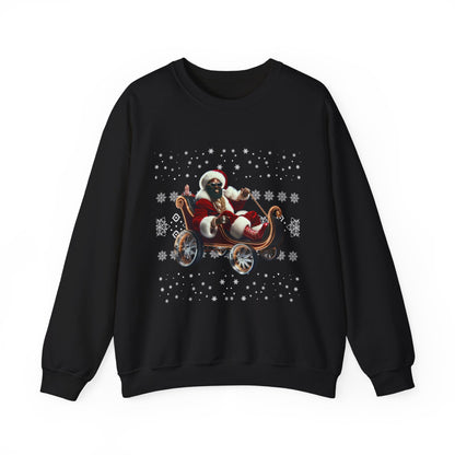 Christmas Sweater - Santa with the Drip Unisex Sweatshirt