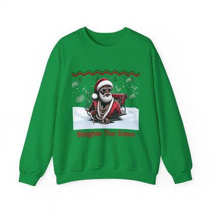 Christmas Sweater - Santa Sleighin The Game Unisex Sweatshirt